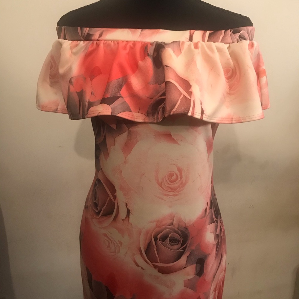 Never wore Strapless Floral dress